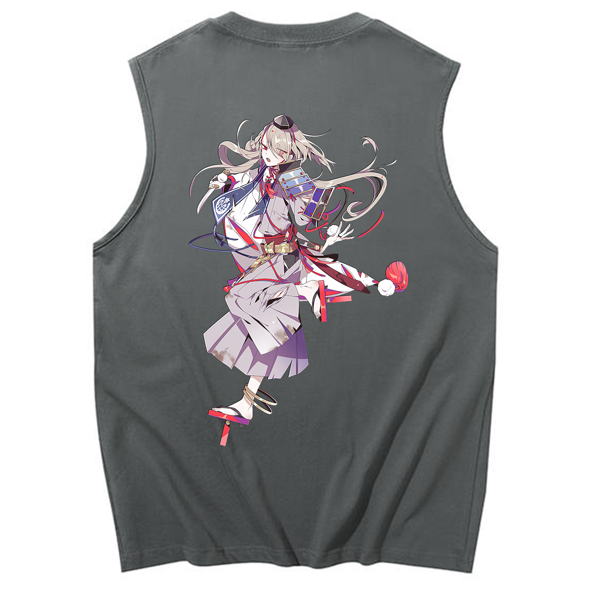 （画像用） 刀剣乱舞 Touken Ranbu コットン100％タンクトップ（背面プリント）